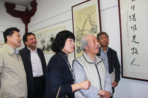 《秋程穹窿》书画展在穹窿山孙武书画院开展