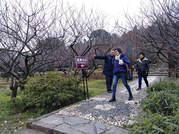 光福景区开展山地救援和疏散演练