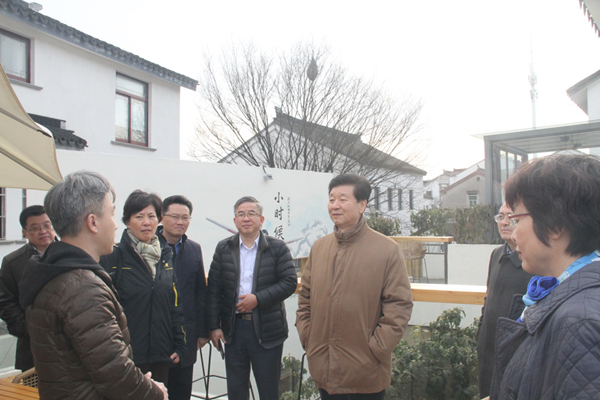 省旅游协会会长张卫国考察临湖镇民宿产业