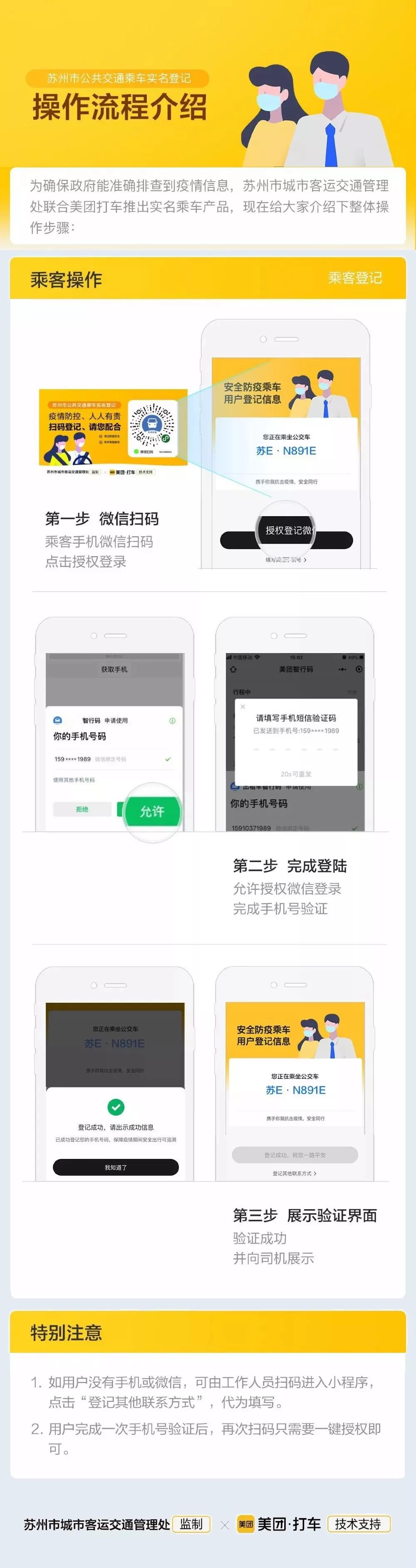 注意！苏州市区乘公交车需扫码实名登记