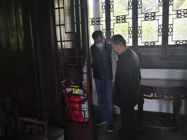 吴中区安全督导组一行督查启园安全工作