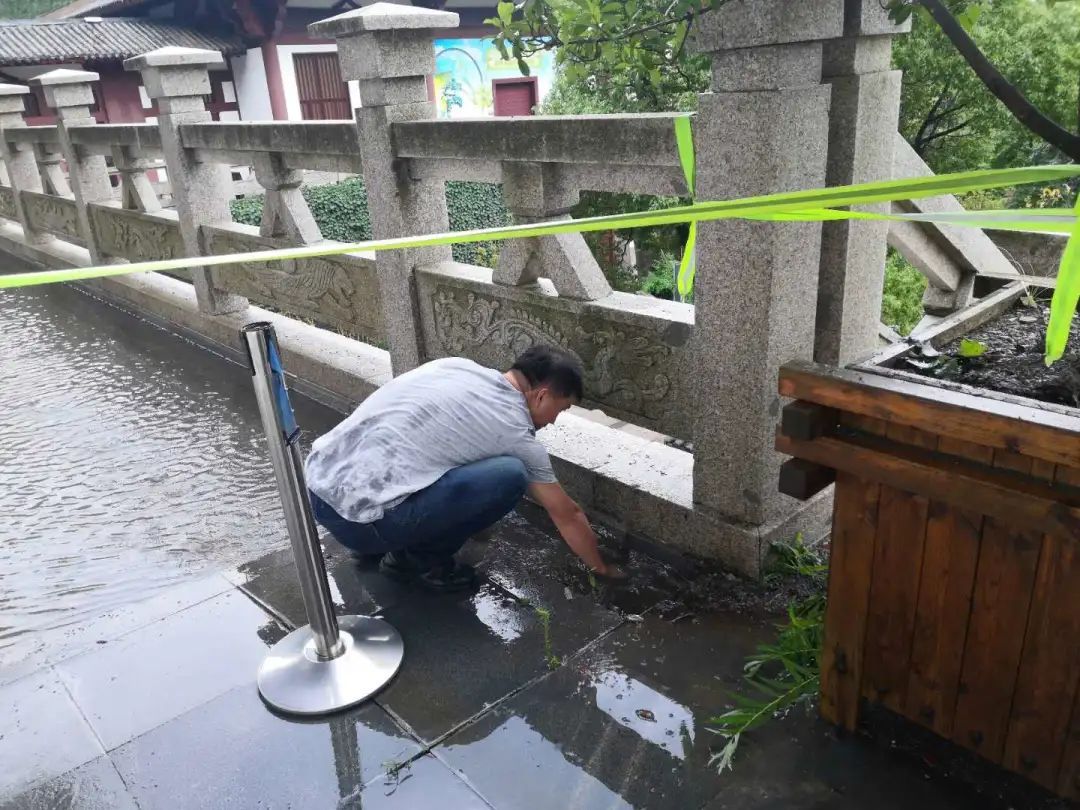 吴中防汛进行时，部分景区临时关闭