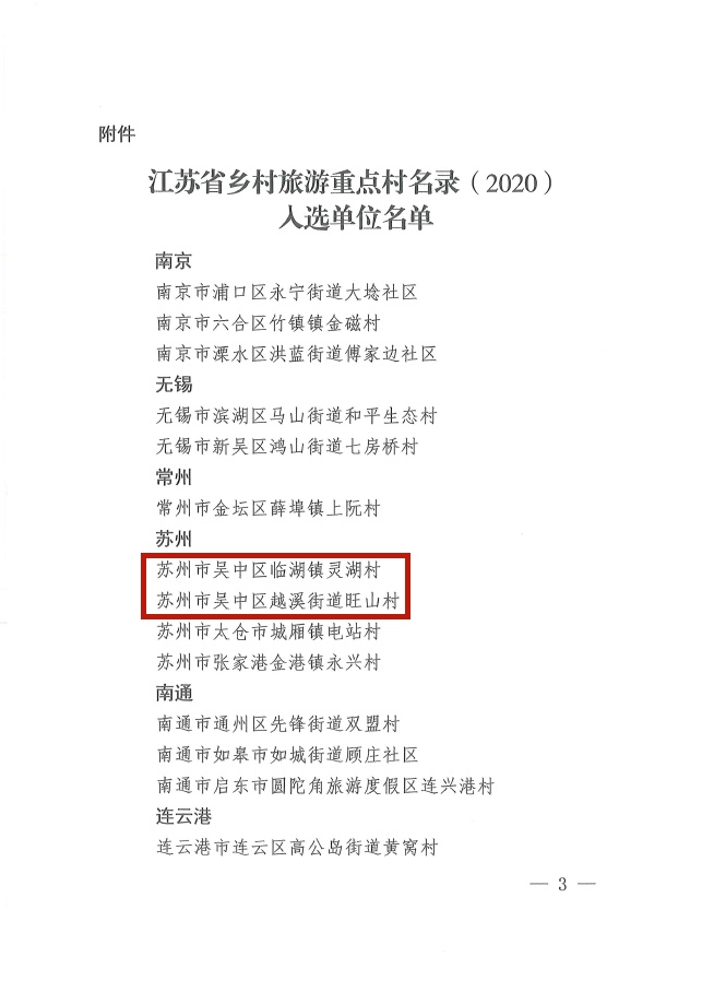 厉害了！吴中2个村入选！