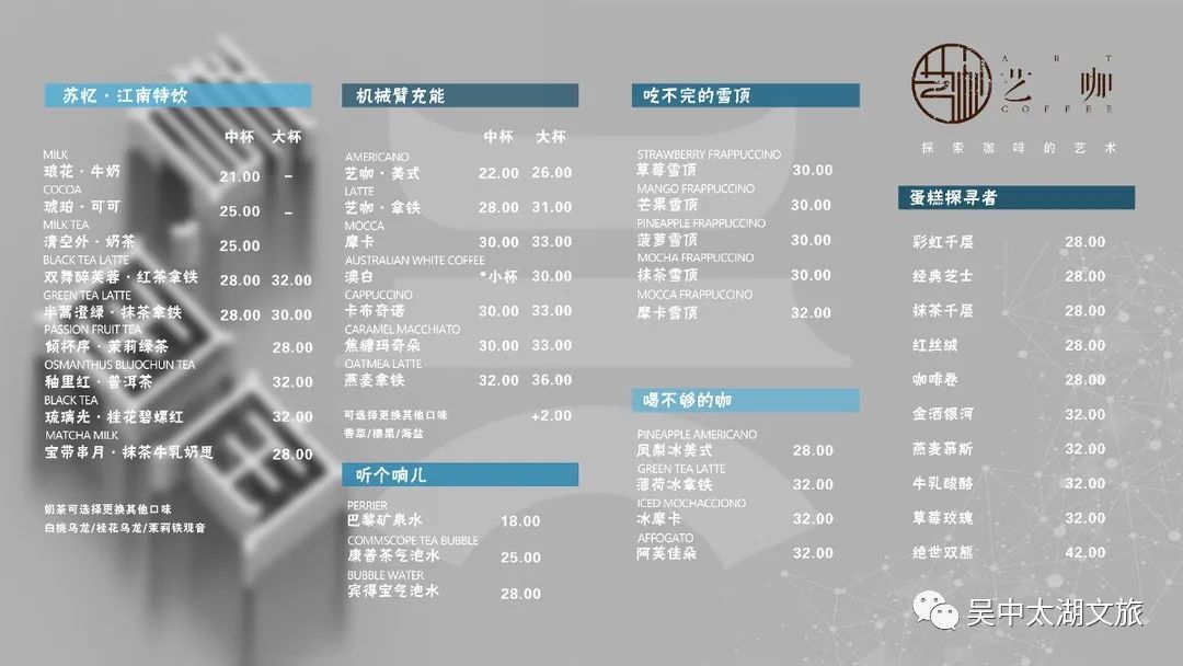 来博物馆喝咖啡，我竟然被这里的菜单“种草”了！