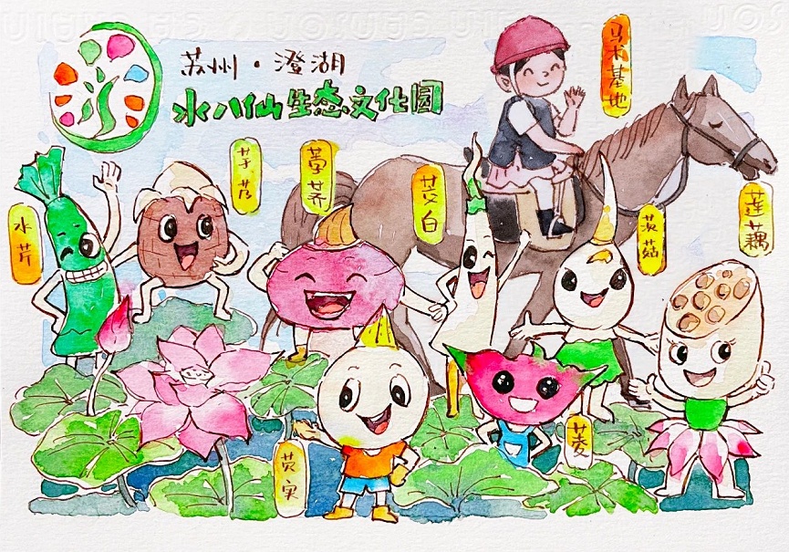 跟着“手绘”游甪直！