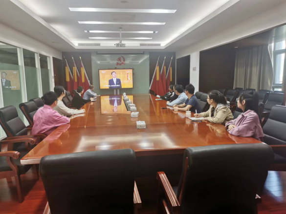 吴中区文体旅局机关党委组织收看【党课开讲啦】——学习贯彻习近平外交思想