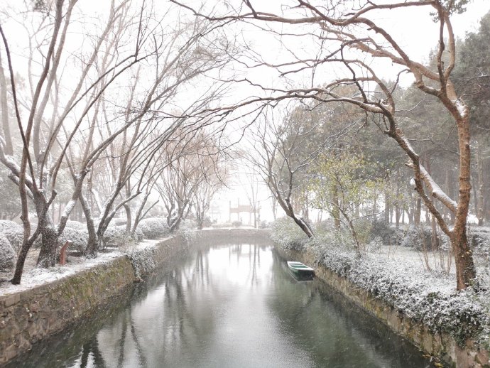 雪落吴中，大美无言！