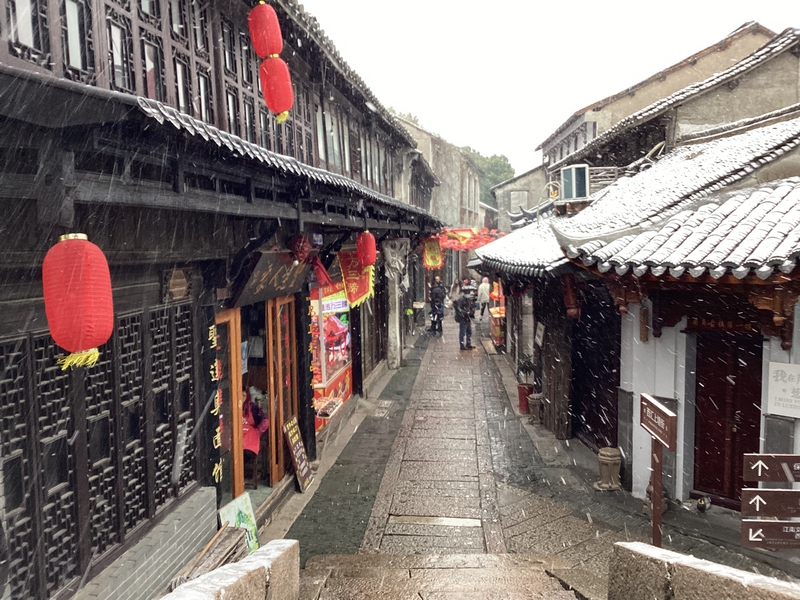 雪落吴中，大美无言！