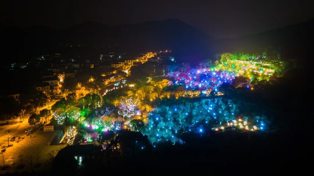 香雪海景区首次开放夜游项目