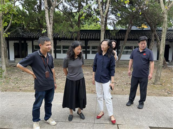 区文体旅局领导带队检查甪直古镇景区安全生产工作