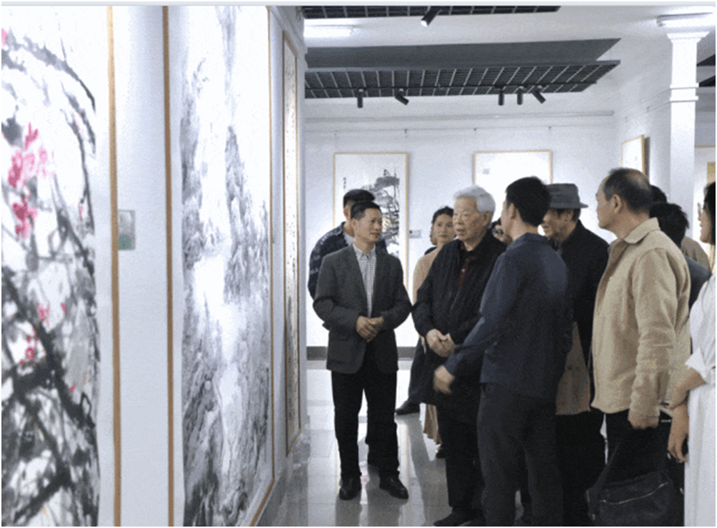 “紫苑花开”——紫苑书院七人书画作品展在胥口开幕