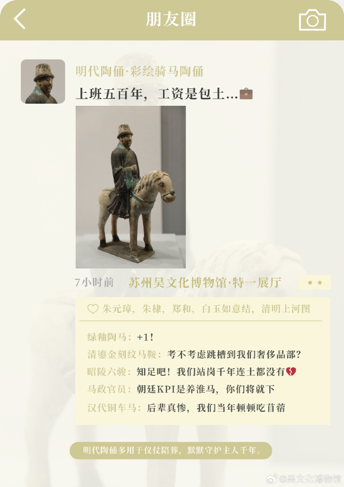 文物朋友圈大赏！这些“马中顶流”的千年朋友圈，你刷到了吗？