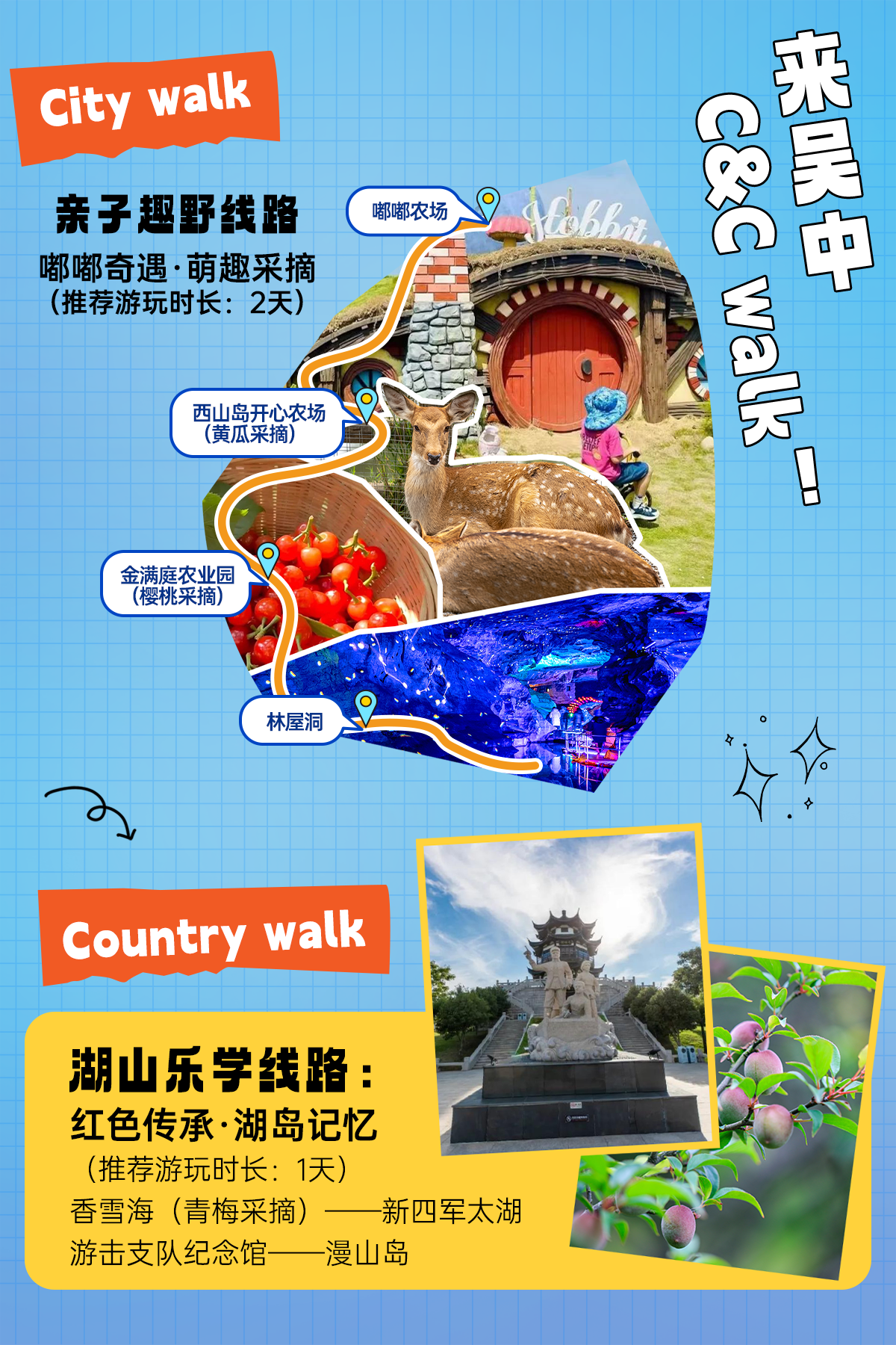 C&C walk！亲子游必看！遛娃打卡两不误！
