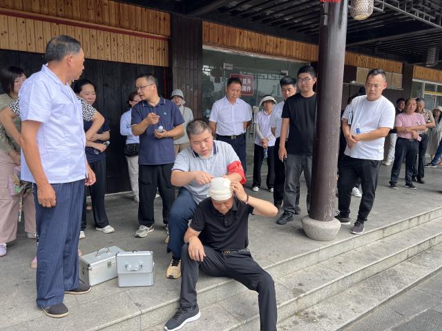 吴中区旅游行业安全综合演练活动在甪直古镇景区开展