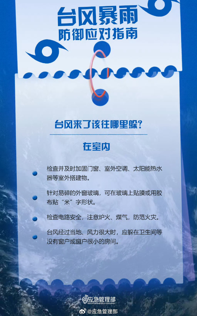 台风暴雨防御应对指南请查收