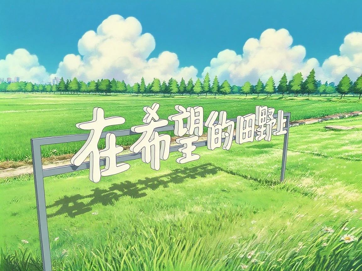 闯入宫崎骏的夏天，在林渡暖村的稻田里撒个野