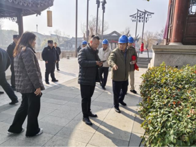 甪直古镇景区开展安全生产联合检查