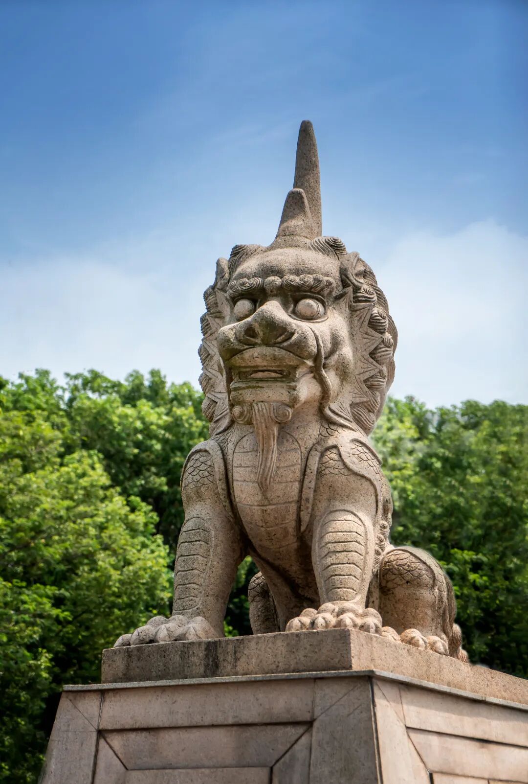 苏州队队徽上的神兽，在甪直蹲了上千年！